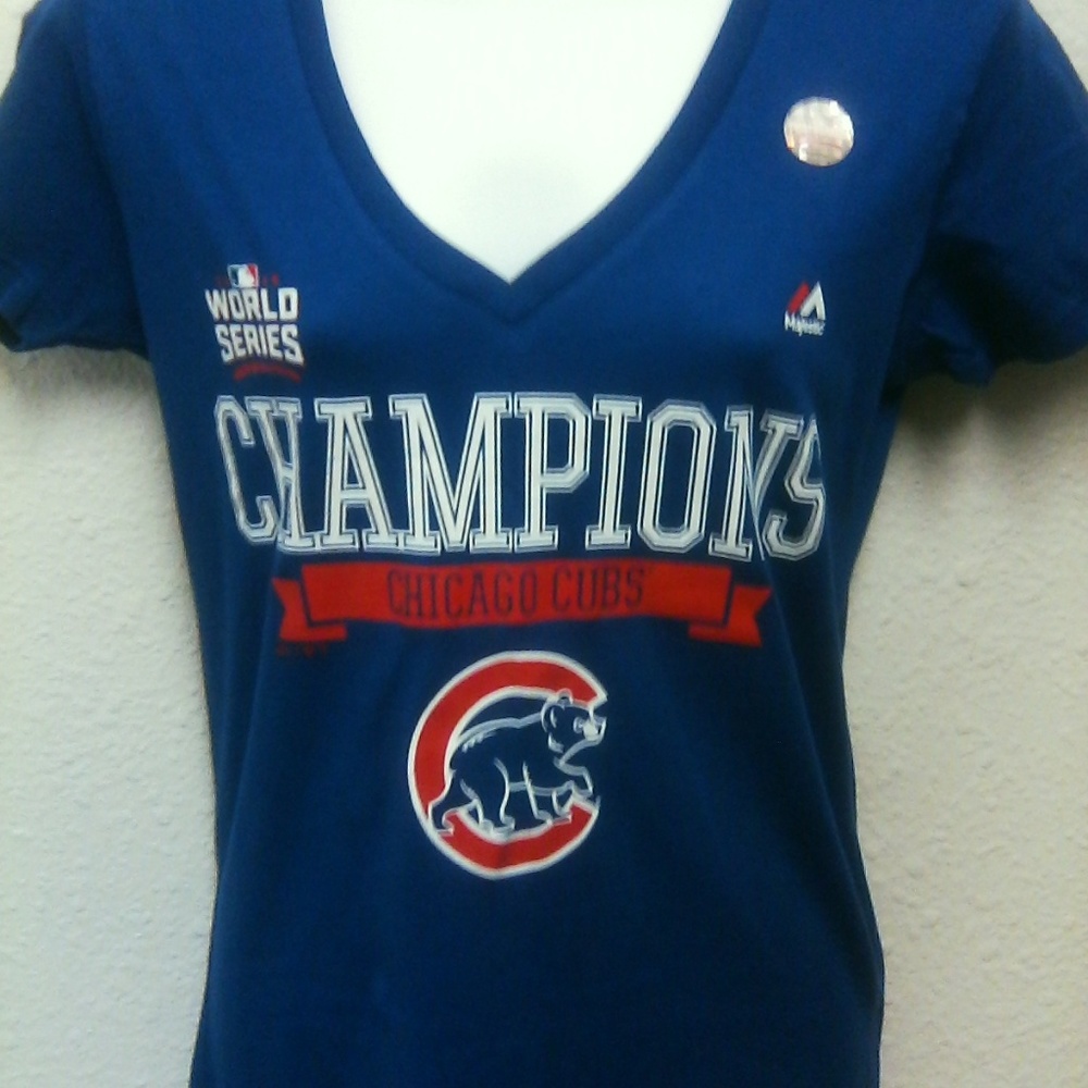 MLB Chicago Cubs Women's Top Medium - Picture 2 of 4